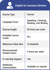 Anglokom Corporate Language Training Bangkok - English for Insurance